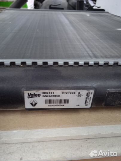 Радиатор охлаждения renault logan/simbol/kangoo