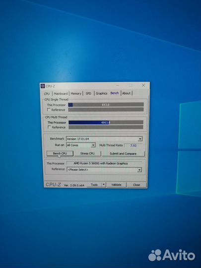Системный блок пк AMD R5 5600G A520m 16gb 1tb ssd