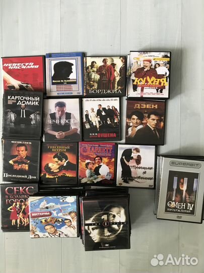 Огромная коллекция dvd фильмов дисков. Все жанры