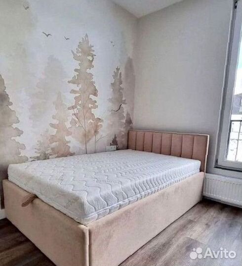 Кровать мягкая односпальная на заказ