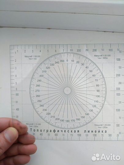 Линейки офицерские (командирские), топографические