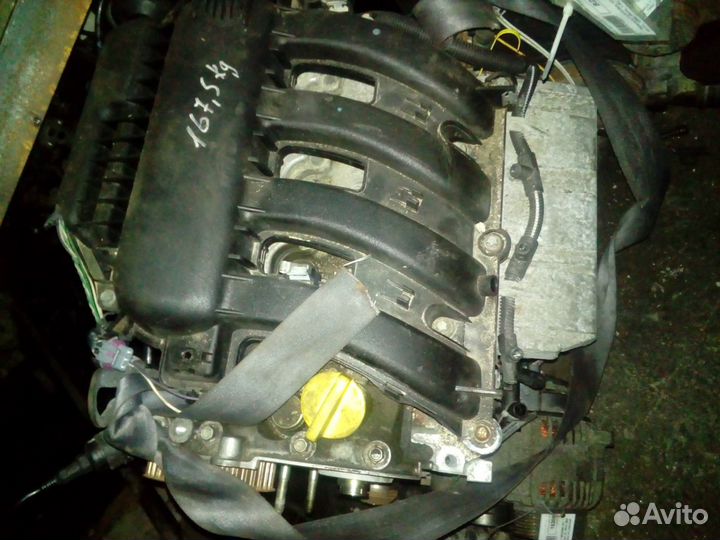 Двигатель Renault Megane 2004 2.0 benz 99квт