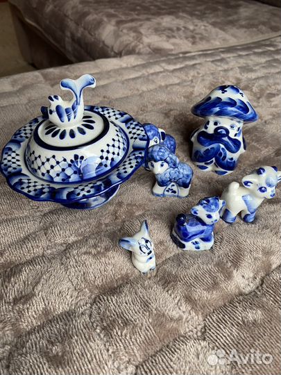 Коллекция гжель фигурки