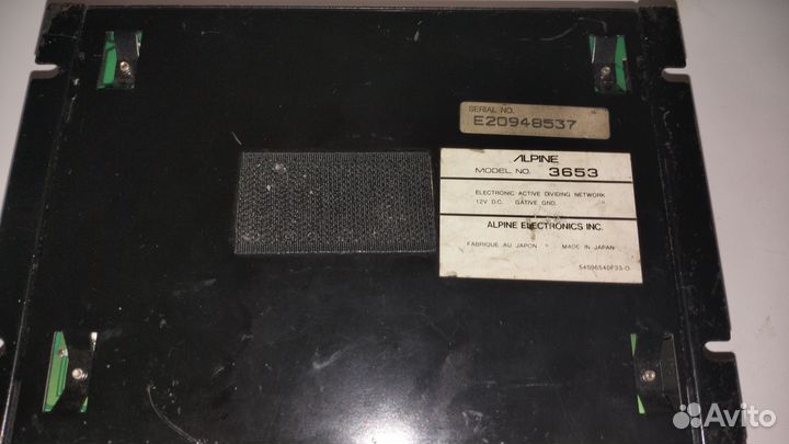 Alpine автомобильный аудио процессор