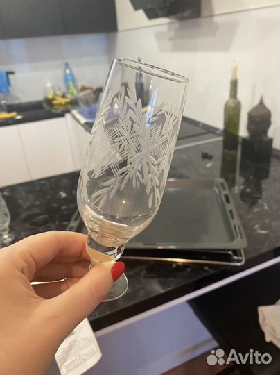 Фужеры для шампанского хрустальные СССР