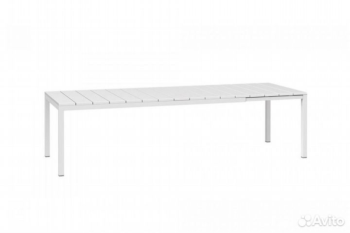 Nardi, Италия Стол раздвижной Rio 210, белый