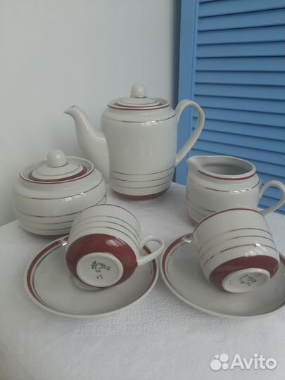 Сервиз кофейный Вербилки модерн 70-ые