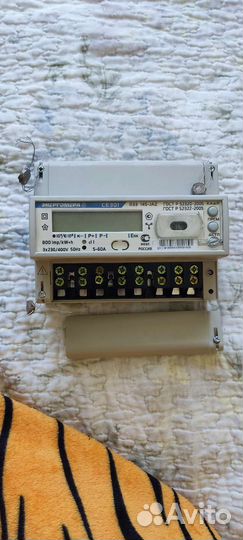 Б/у электросчетчик на запчасти