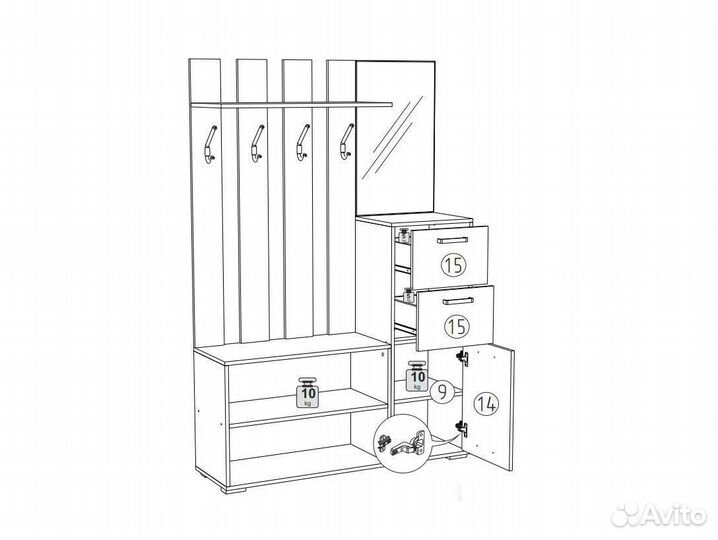 Прихожая Лаура