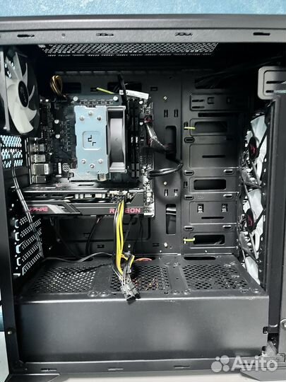 Игровой пк RX 6600 pulse + i3 12100 f ddr 4 32г