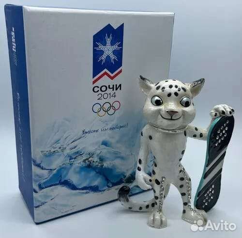 Статуэтка - шкатулка Леопард. Олимпиада Сочи 2014