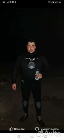 Комплект Мужского костюма для подводной охоты