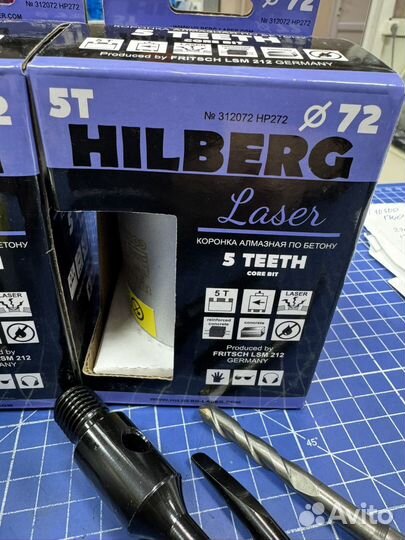 Алмазная коронка по бетону Hilberg HP272 72mm