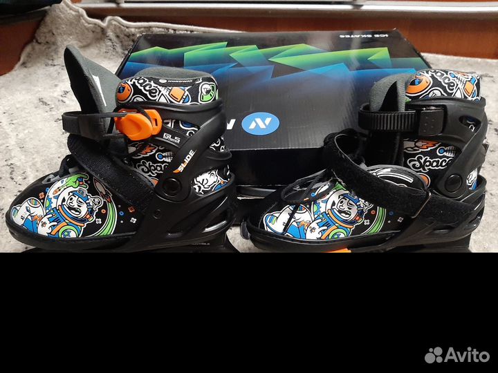 Коньки детские раздвижные nordway 31 36