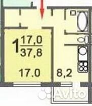 1-комнатная квартира в аренду, Москва, Лебедянская ул. 32 — 46 000 ₽/мес