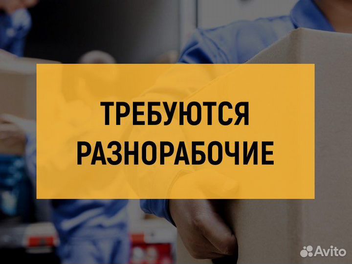 Требуются разнорабочие