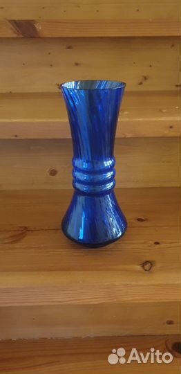 Ваза цветное стекло СССР