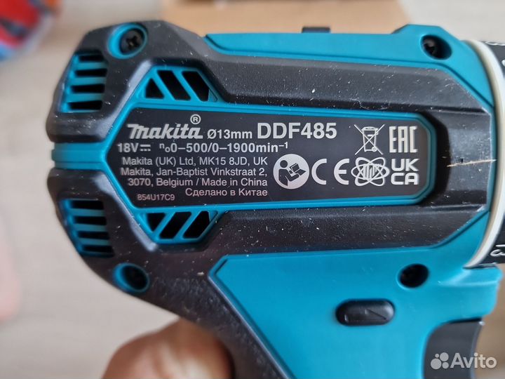 Аккумуляторная дрель шуруповерт Makita DDF485Z