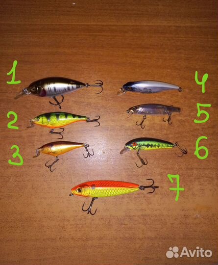 Воблеры Megabass, Rapala, Pontoon