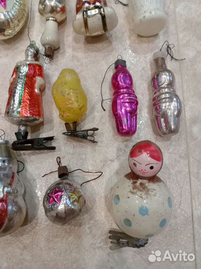 Елочные игрушки СССР