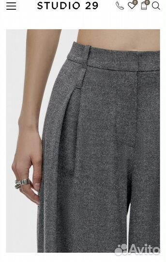 Шерстяные брюки studio 29