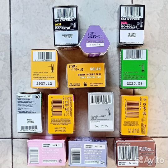 Фотопленки Kodak,Fuji, Hitchcock