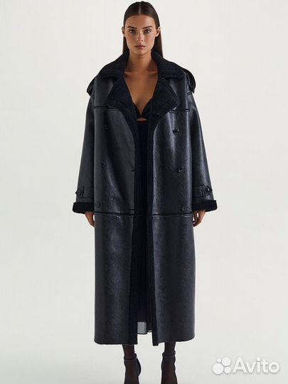 Дубленка макси Love Republic 42