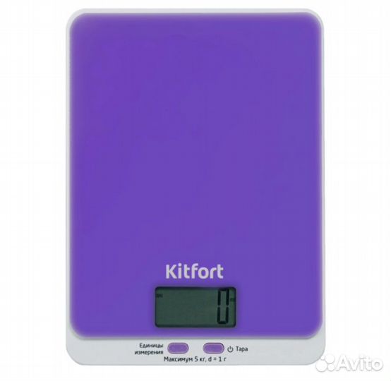 Весы кухонные Kitfort кт-803-6, фиолетовый