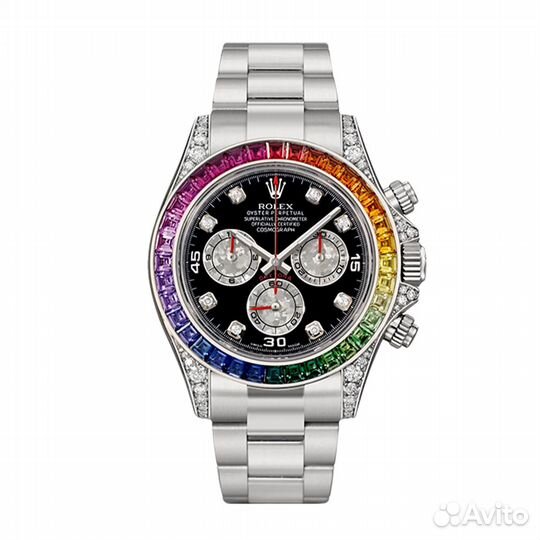 Rolex Daytona Rainbow Custom White Gold