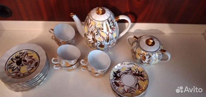 Кофейный сервиз лфз СССР 21 предмет