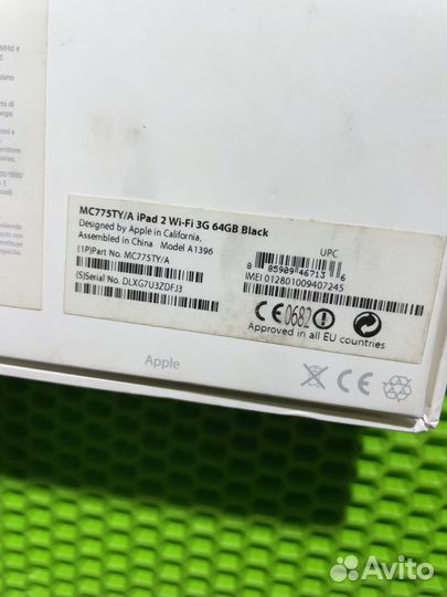 iPad 2 Wi-Fi 3G 64GB Black