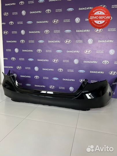 Бампер Задний Toyota Camry V70 (2018) черный (218)