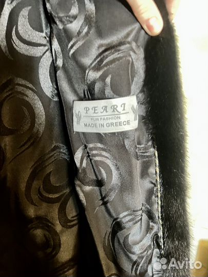 Шуба норковая с капюшоном