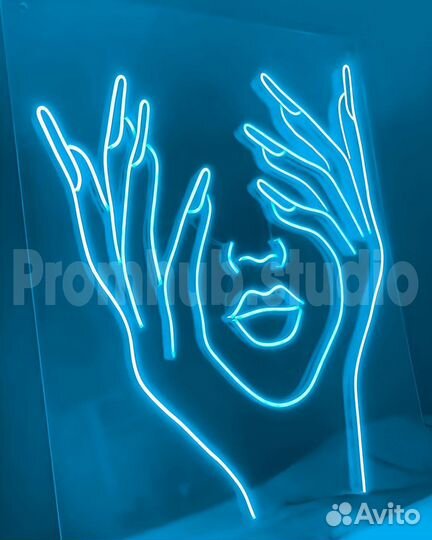 Неоновые вывески для бьюти студий