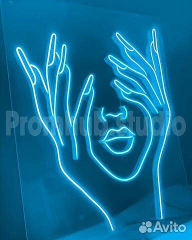 Неоновые вывески для бьюти студий