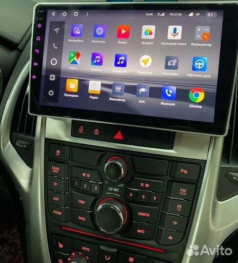 Магнитола Opel Astra J Опель астра Android тейс