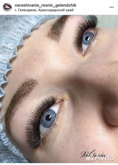 Наращивание ресниц, архитектура бровей