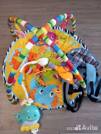 Мобиль 3/1, развивающий коврик,кенгуру