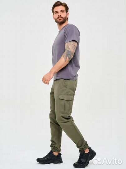 Брюки Джоггеры хаки