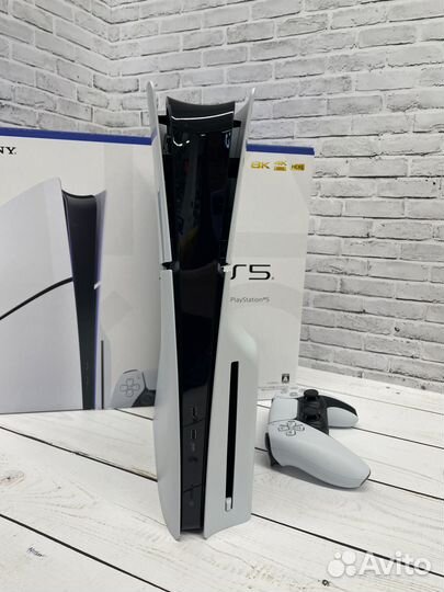 Новая приставка PS5 Slim 1Тб с дисководом