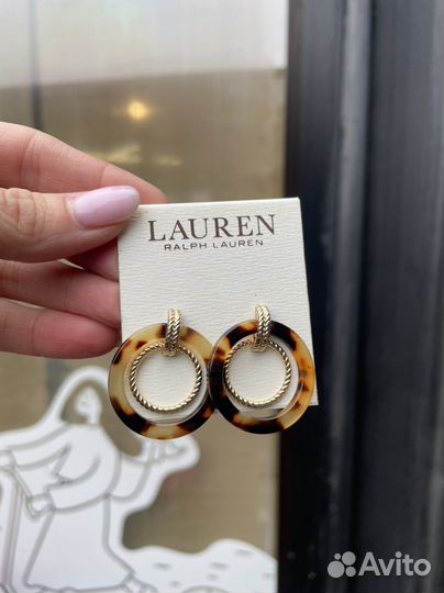 Серьги Ralph Lauren новые оригинал