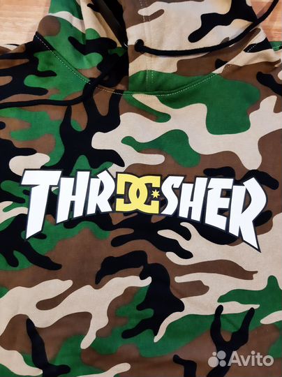 Худи Thrasher x DC Shoes на рухах