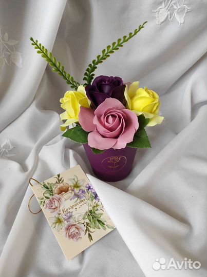 Мыльные розы букеты