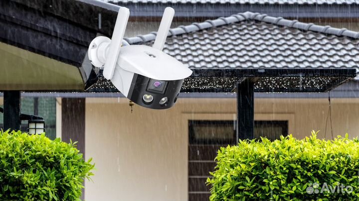 Камера видеонаблюдения панорамная уличная ip wi-fi