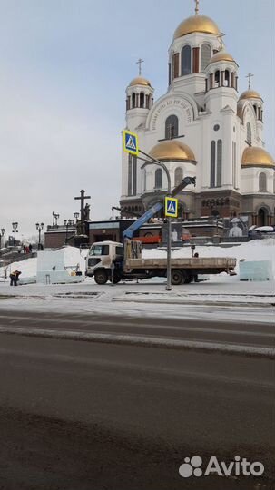 Аренда и услуги манипулятора, стрела 3 т, 15 м, борт 5 т, 6 м