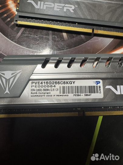 DDR4 2666 16Gb Viper