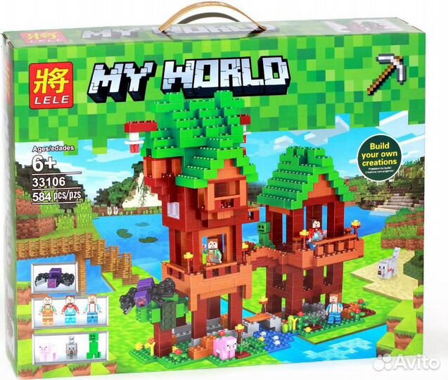 Конструктор Герои из кубиков