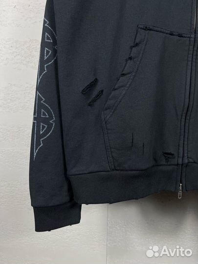 Balenciaga Paris Moon Zip-Hoodie