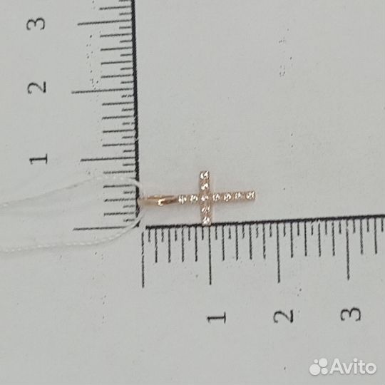 Подвеска с синтетическим камнем Золото