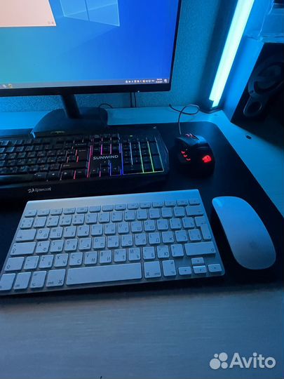 Клавиатура беспроводная apple с мышью apple